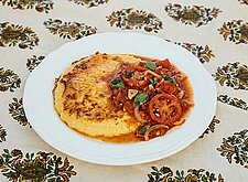 Image of Überbackene Polenta mit Tomaten