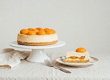 Image of Marillen Cheesecake aus dem Ofen