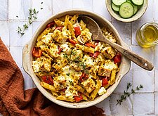 Image of Würzige überbackene Pasta mit Karotten