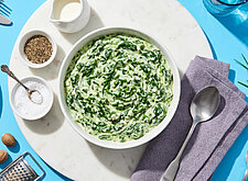 Image of Schnittlauch in Quark Spinat Füllung