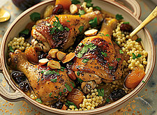 Image of Tajine mit Aprikosen und Pflaumen