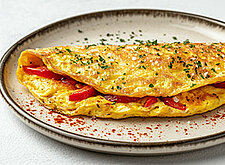 Image of Frühlingsomelett mit Pfefferkäse