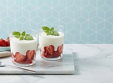 Image of Leichtes Erdbeerdessert