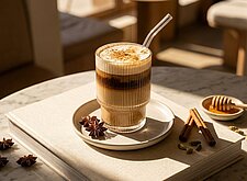 Image of Dirty Chai mit Vanille und Espresso