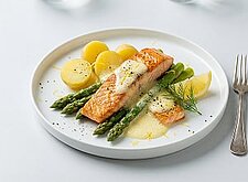 Image of Zitronenlachs mit Spargel