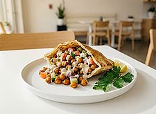 Image of Kichererbsen Shawarma Pita