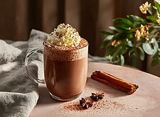 Image of Festliche Heiße Schokolade mit Gewürzen