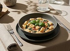 Image of Baked Vegan Frischkäse Gnocchi