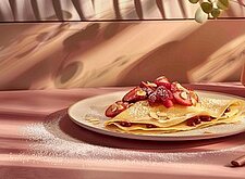 Image of Erdbeer-Crêpes