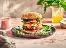 Image of BBQ Fried Onion Burger
