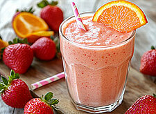 Image of Orangen-Erdbeer-Smoothie