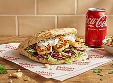 Image of Halloumi Döner mit Knoblauch Joghurtsauce