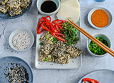 Image of Gebackener Tofu mit Sesamkruste