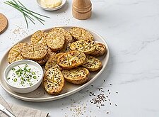 Image of Sesam- und Kümmelkartoffeln