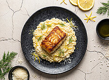 Image of Kabeljau auf Zitronenrisotto