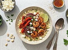 Image of Couscous Bowl mit Chili Garnelen