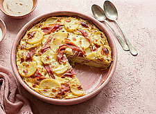Image of Kartoffelgratin mit Parma Schinken