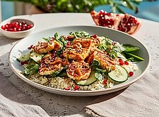 Image of Halloumi Salat mit Couscous