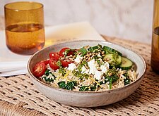 Image of Feta Rice Bowl mit Spinat Pesto