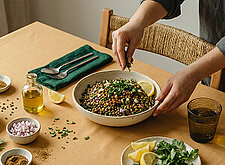 Image of Linsensalat mit Gewürzen