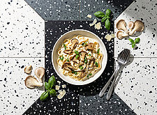 Image of Bandnudeln alla panna mit Austernpilzen