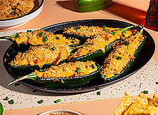Image of Mit Tortilla Chips überbackene Poppers