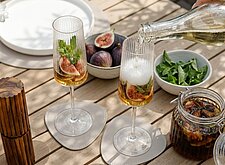 Image of Feigen Minz Sirup mit Sekt