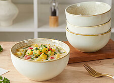 Image of Kartoffelsuppe mit grünen Bohnen