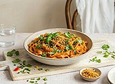 Image of Creamy Vegan Harissa Pasta