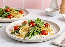 Image of Bohnen Quark Pfanne mit Fenchel