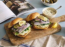 Image of Fischbrötchen mit Bismarckhering