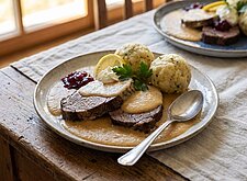 Image of Rinderbraten in Rahmsauce