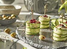 Image of Gurkenröllchen mit Frischkäse