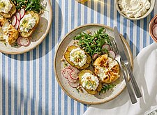 Image of Loaded Potatoes mit Burrata und Feta Creme