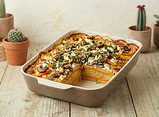 Image of Kartoffelauflauf mit Kürbis und Pilzen
