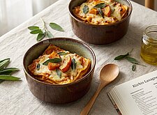 Image of Kürbis Lasagne mit Salbei