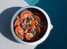Image of Tomatensalat mit Zwiebeln