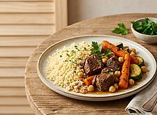 Image of Couscous mit Gemüse und Lamm