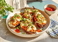 Image of Vegetarisch gefüllte Aubergine