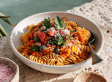 Image of Linsenpasta mit Veggie Bolognese