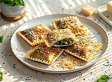 Image of Maultaschen mit Spinat