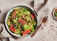 Image of Fruchtiger Rosenkohlsalat mit Himbeerdressing