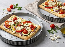 Image of Gemüsepizza mit Crème Fraîche