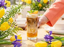 Image of Peach Iced Latte