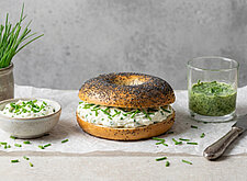 Image of Schnittlauch Frischkäse Bagel