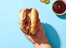 Image of Pulled Chicken aus dem Airfryer mit BBQ Sauce