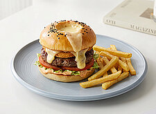 Image of Fondue Burger mit Raclettekäse