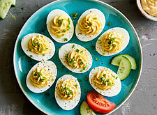 Image of Gefüllte Eier mit Schnittlauch