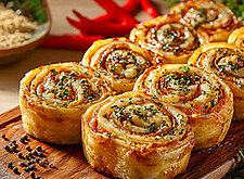 Image of Speckröllchen mit Käse