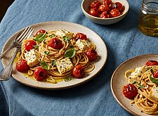 Image of One Pan Tomato Feta Pasta